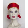COSTUME TRADITIONNEL RUSSE . Coiffe russe - Kokochnik.