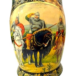 Poupées russes de collection - Matriochka  "Trois héros"- 7 Pcs.