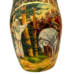 Poupées russes de collection - Matriochka  "Trois héros"- 7 Pcs.