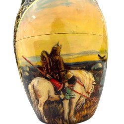 Poupées russes de collection - Matriochka  "Trois héros"- 7 Pcs.