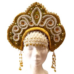 Coiffe russe kokochnik"Tamara"