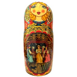 Poupées russes de collection  "Tsar Saltan" - 20 poupées