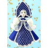 CADEAU DE NOËL . Décoration de sapin. Figurine russe à suspendre " Poupée en tenue folklorique russe ".