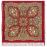 Châle traditionnel russe "Image mignonne".