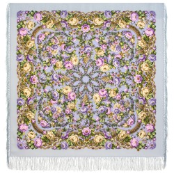 Châle traditionnel russe "Bisou".