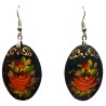 Boucles d''oreilles "les fleurs". Ecole Mstera.