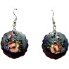 Boucles d''oreilles "les fleurs". Ecole Mstera.
