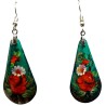 Boucles d''oreilles "les fleurs". Ecole Mstera.