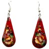 Boucles d''oreilles "les fleurs". Ecole Mstera.