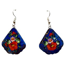 Boucles d''oreilles "les fleurs". Ecole Mstera.