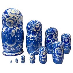Poupée russe "GJEL"  à 10 pcs.